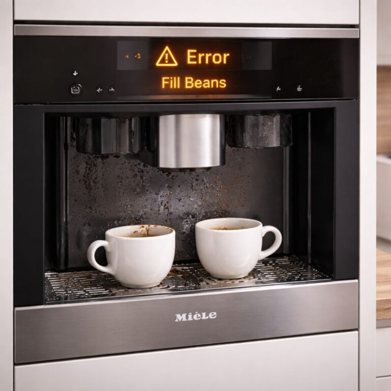 miele coffee machine error code