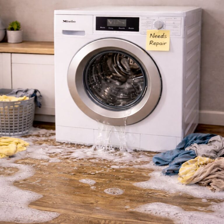 miele washing machine broken