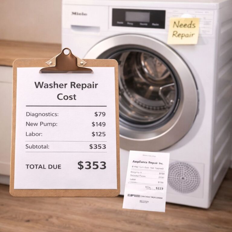 how much is miele washer repair
