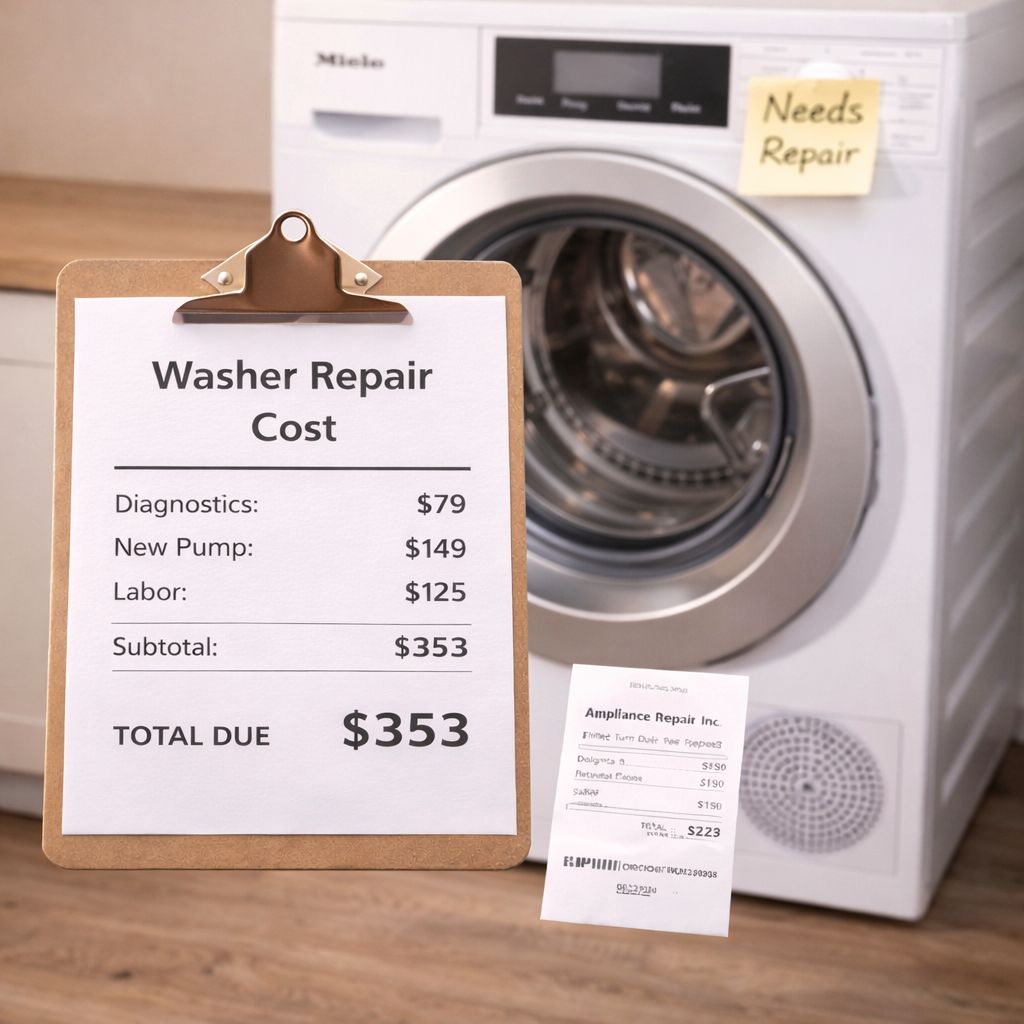 Miele washing machine repair cost guide