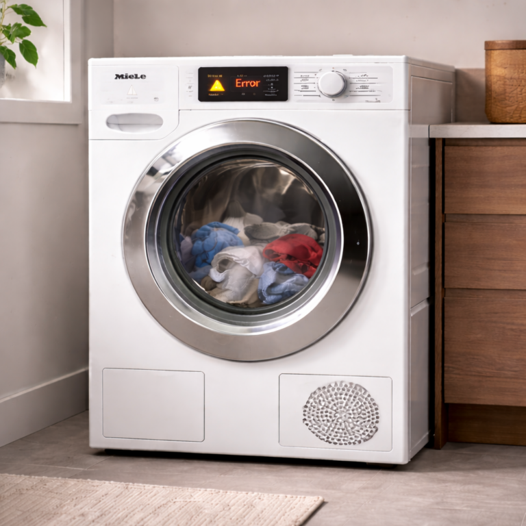 Miele dryer not heating